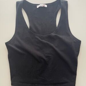 Women’s Black Crop Top